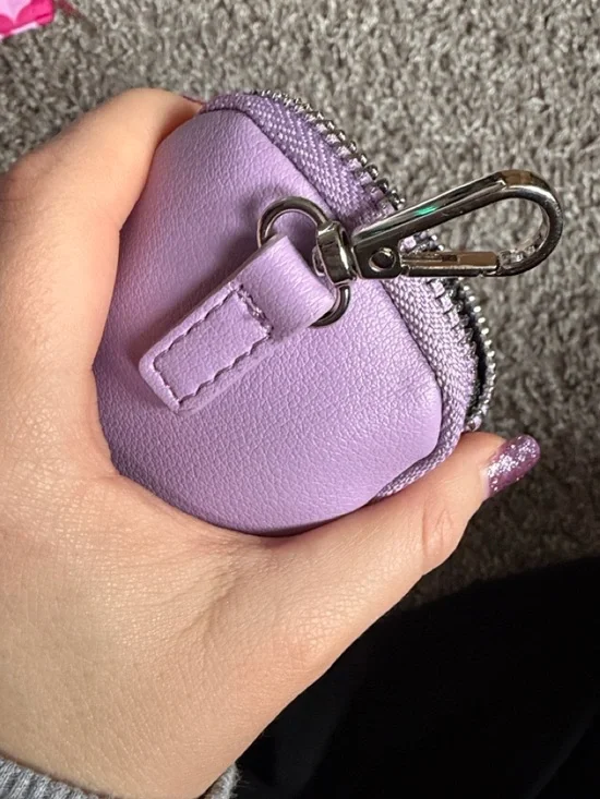 Juicy Couture Lavender Mini Pouch/Bag Charm/Keys/Airpods Holder - Picture 6 of 6
